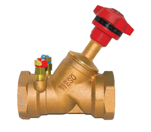 Double regulating valve: Fixed orifice PN25