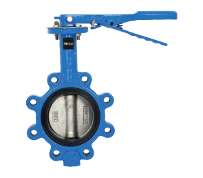 Butterfly valve: Fully lugged wafer pattern PN16